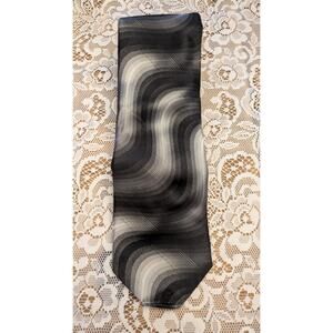Ted Baker London Black Abstract Silk Necktie NWT, Elegant, Business  Classic